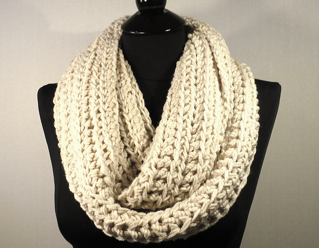 Textured Infinity Scarf