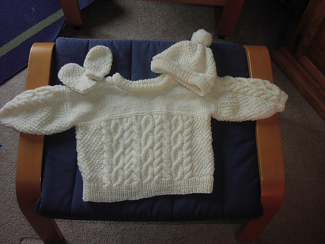 Design B - Sweater, Hat and Mittens
