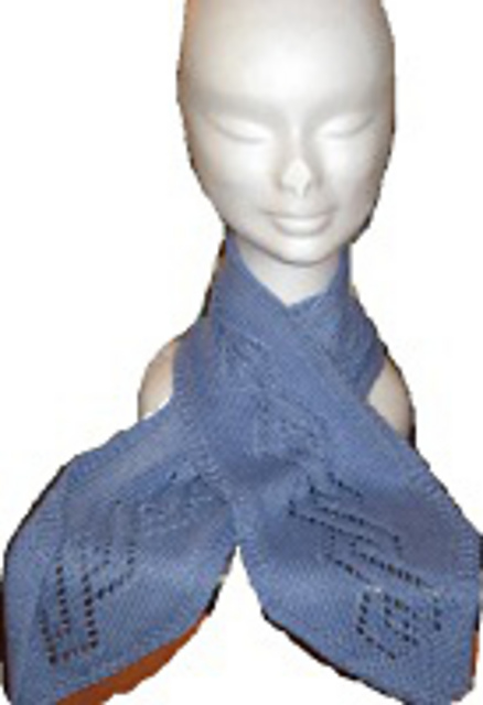 Bamboo Lace Panel Scarfette