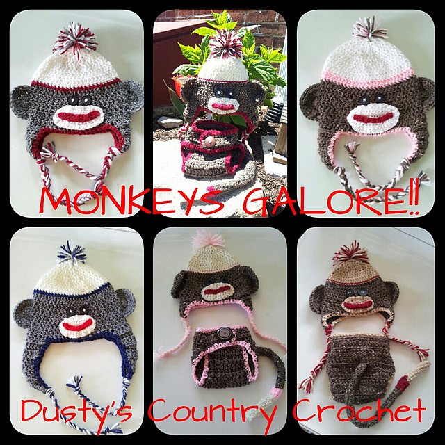 Sock Monkey Hat