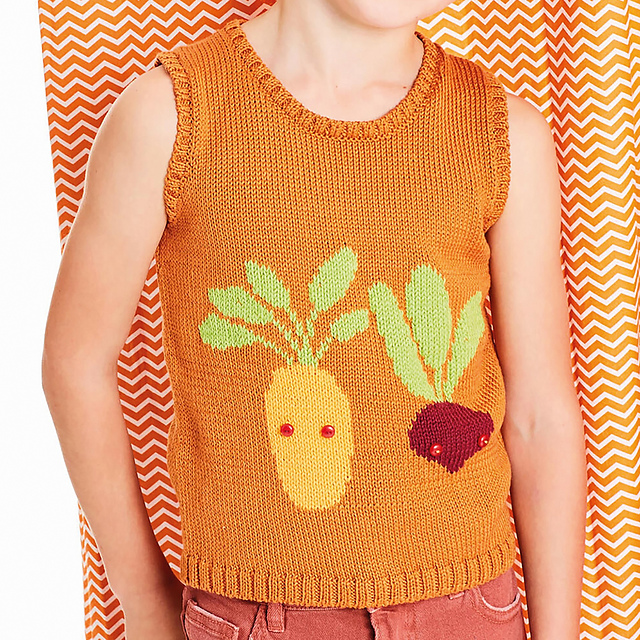 Débardeur jacquard jardin - M1369