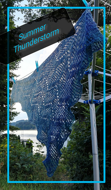 Summer Thunderstorm Shawl