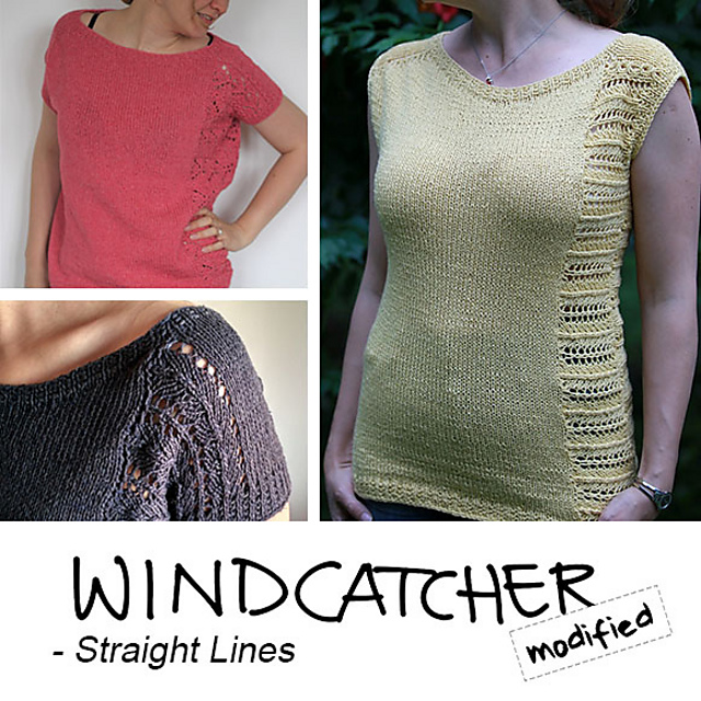 Windcatcher Top - Straight Lines Lace