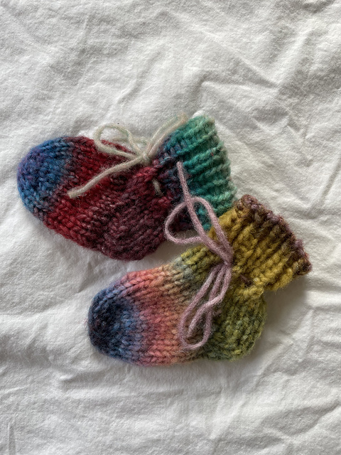 Cloud Baby Booties