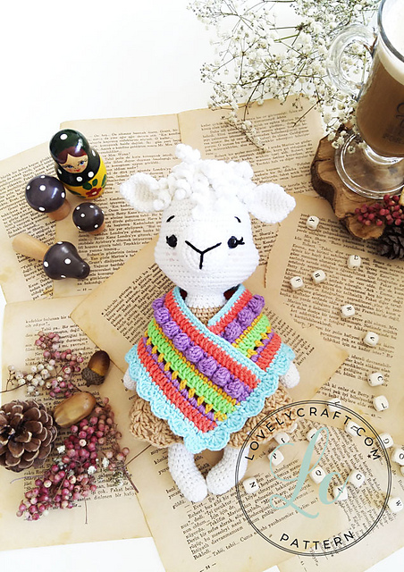 Llama Patmos Amigurumi