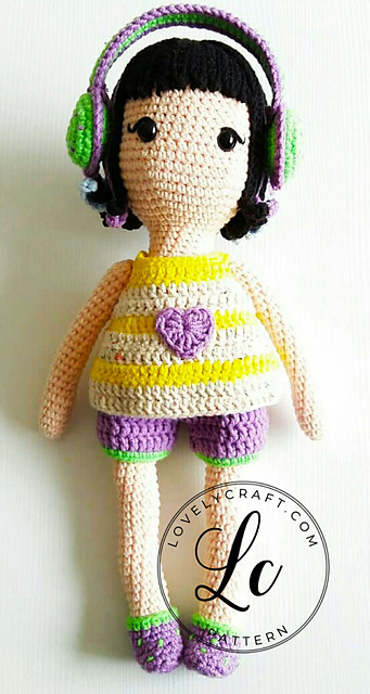 Muzika Girl Amigurumi