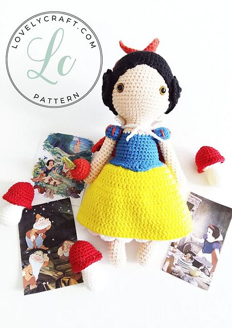 Snow White Princess Cute Amigurumi