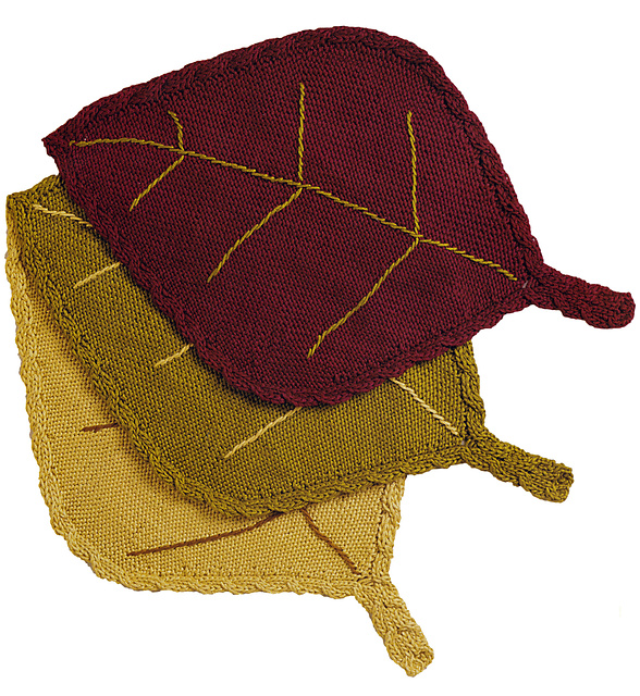 Cable Leaf Placemat & Pillow