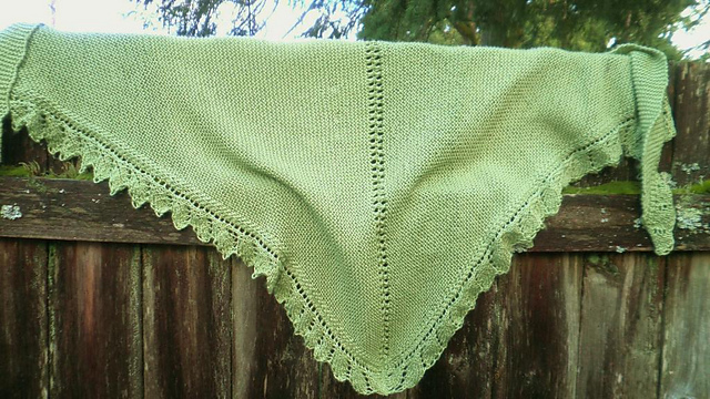 Aspen Leaf Shawlette