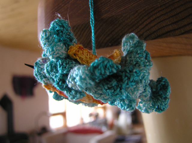 Crocheted Hummingbird
