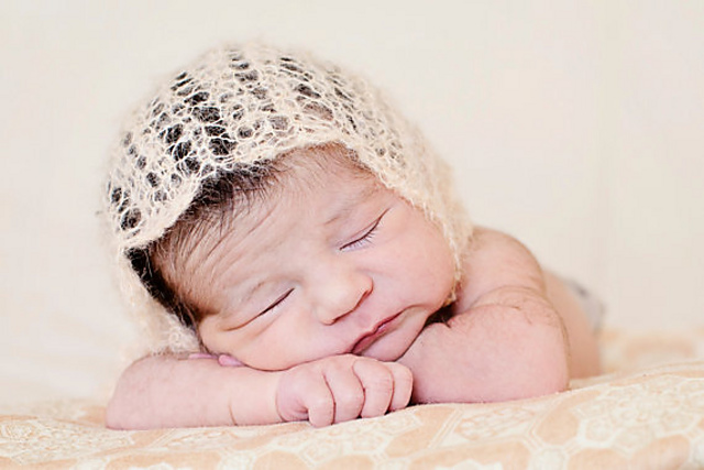 Dainty Lace Bonnet