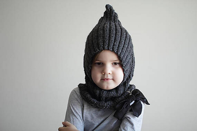 Elf Pixie Balaclava for Aran