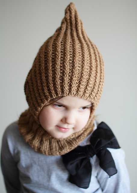 Twisty Cably Balaclava for DK