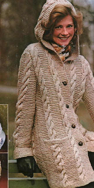 Cabled Coat
