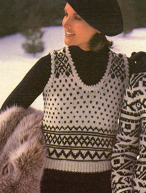 Black and White Vest
