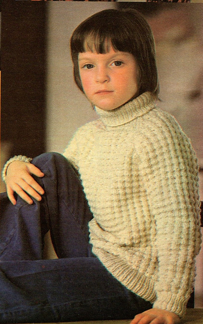 Puff Pattern Pullover