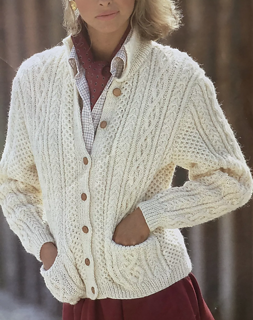 Cable Cardigan 5187