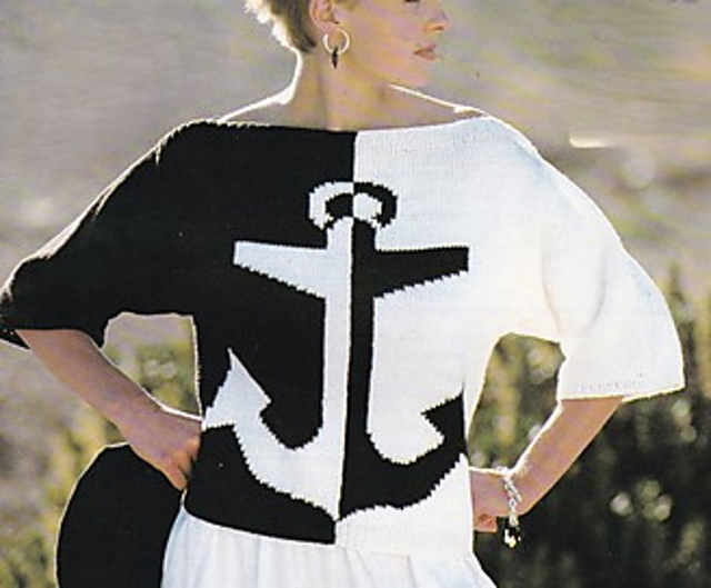 Anchor sweater