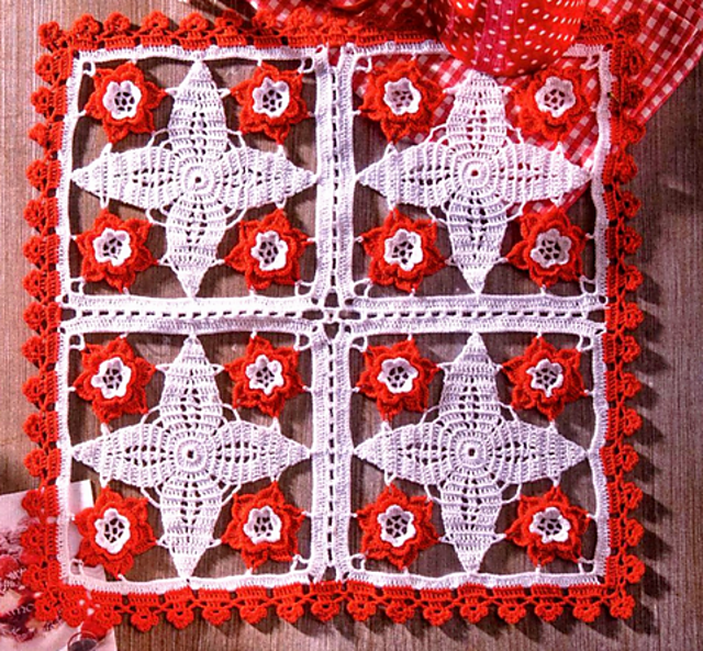 Quadratisches Deckchen