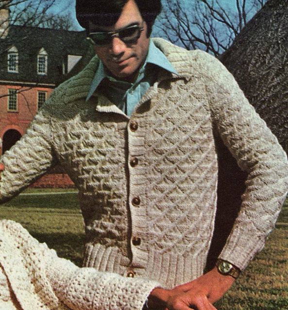 Cabled Cardigan