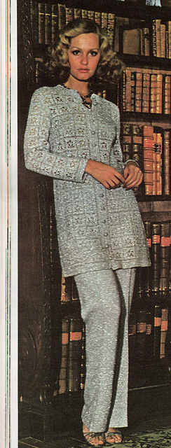 Buttoned Pantsuit - Tunic