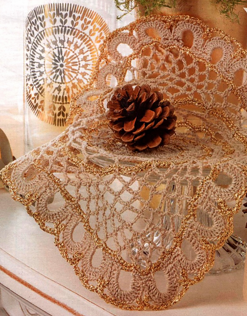 Modell 25 Ovales Deckchen