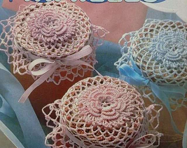 Lace jar covers
