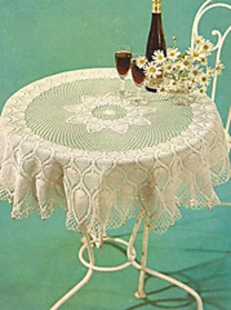 Mantel Redondo "Flor de Loto"