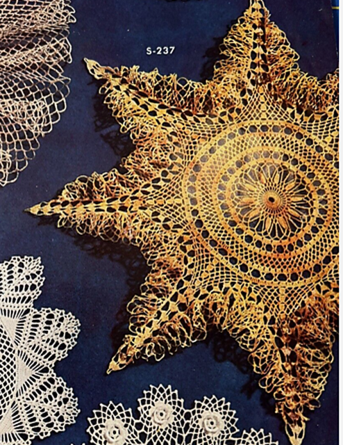 Wishing Star Doily S-237