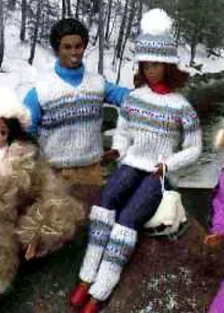 Beaded Fair Isle Ensemble