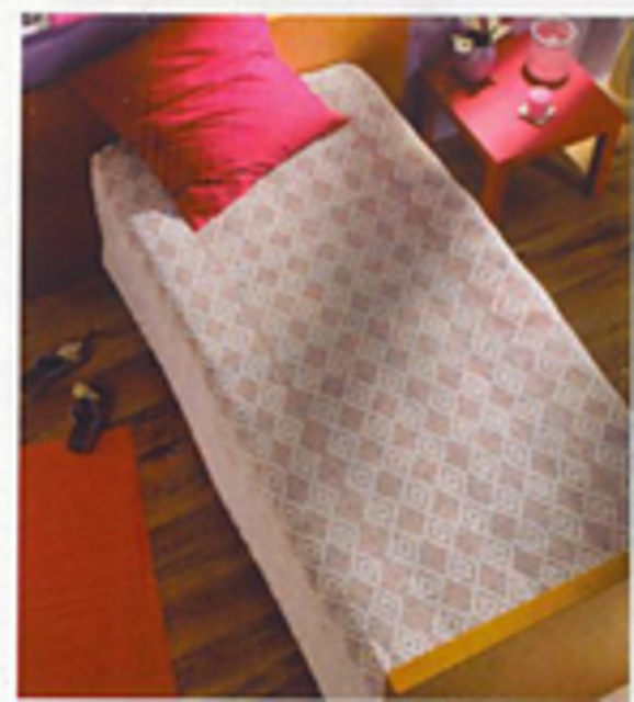Deco au crochet sur un lit