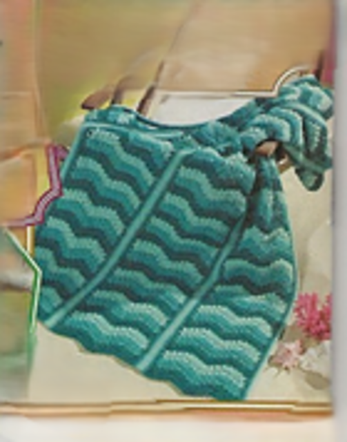 Mile-A-Minute Ripple Afghan
