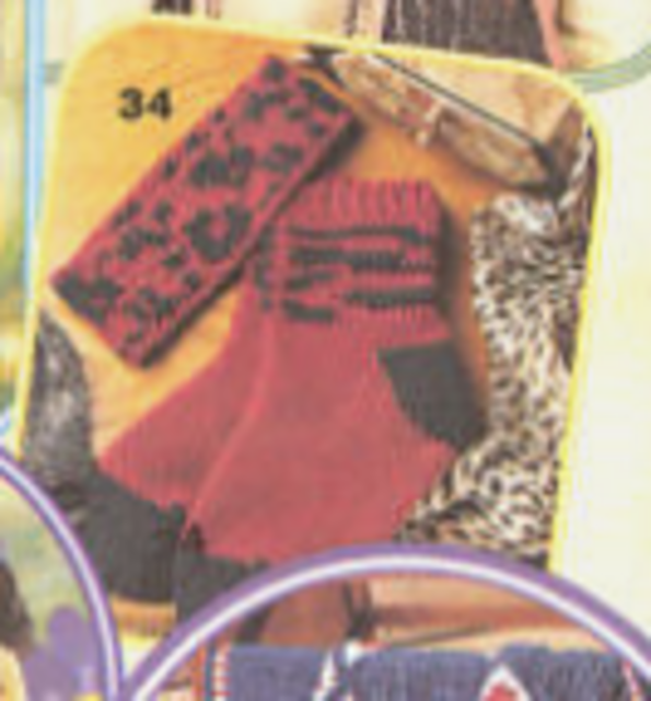 Leopard Socks and Headband
