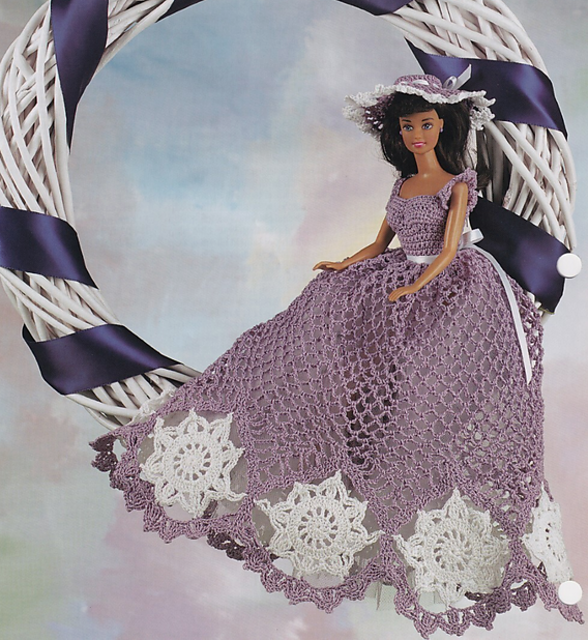 Lavender Doily Gown
