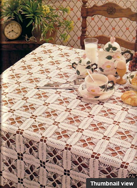 Table Cloth Of Motifs