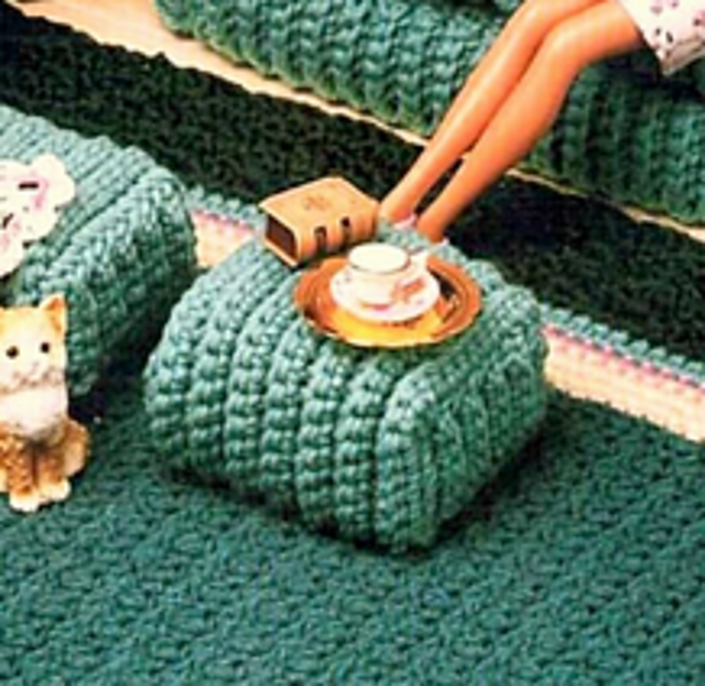 Classic Living Room: Footstool