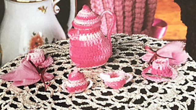 Ravelry: Romantic Dining Room: Tea Set pattern by Annie Potter