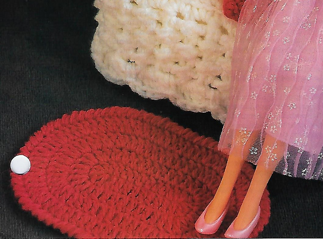 Wicker Gossip Bench: Rug