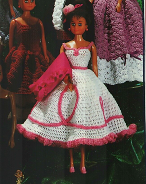 Pink and White Gown