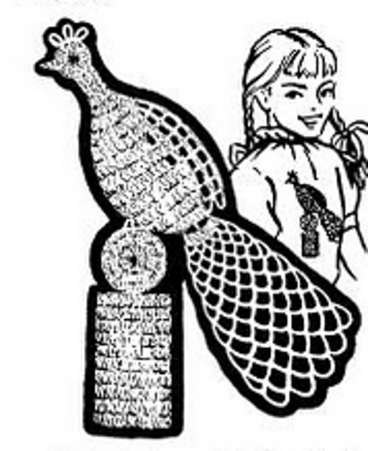 Peacock in Crochet