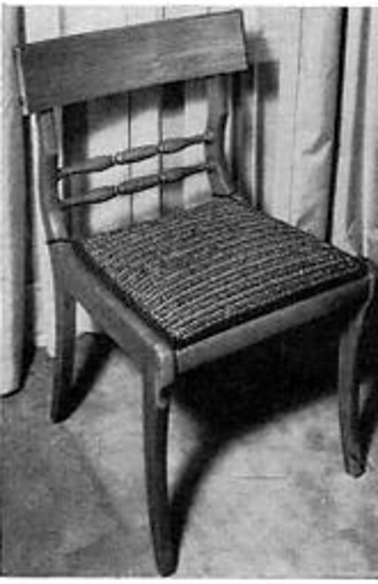 Crocheted Chair Seat