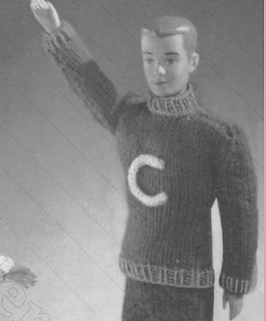 His Plain Sweater