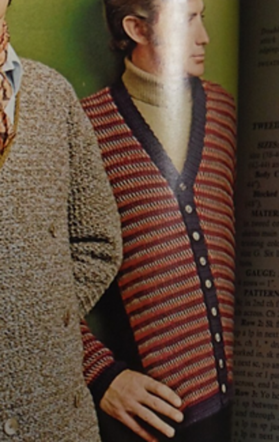 Three-Color Cardigan