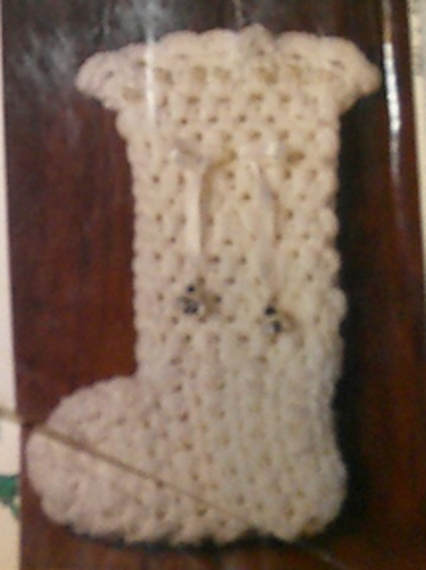 Lacy White Stocking