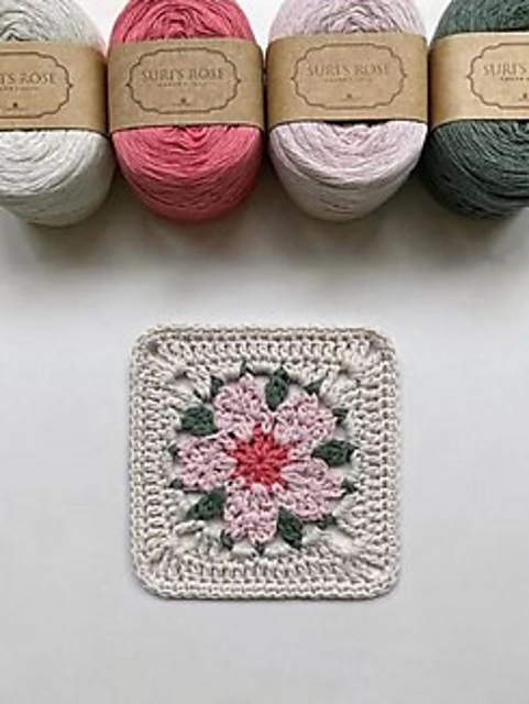 Layered Petal Granny Square