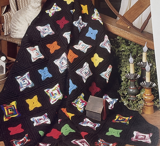 Thrifty Scraps: Cathedral Window