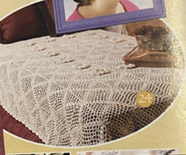 Popcorn Flowers Bedspread