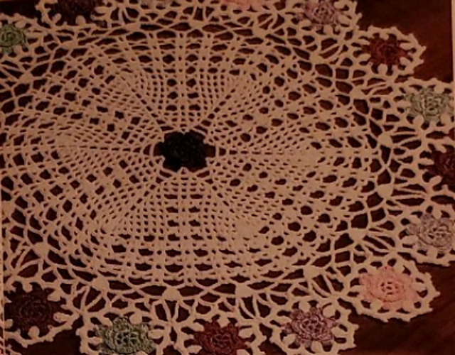 Round Star Doily