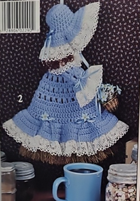Blue Broom Doll