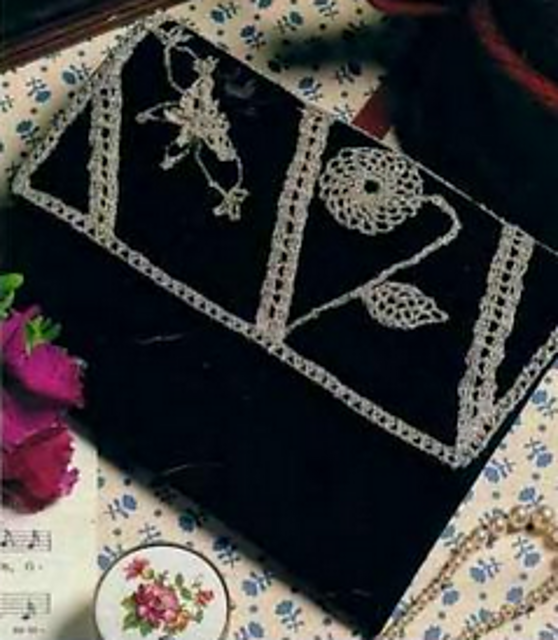 Silver Applique Purse